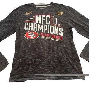 Fanatics NFC Champions Miami Bound Long Sleeve Shirt - Black and Gold